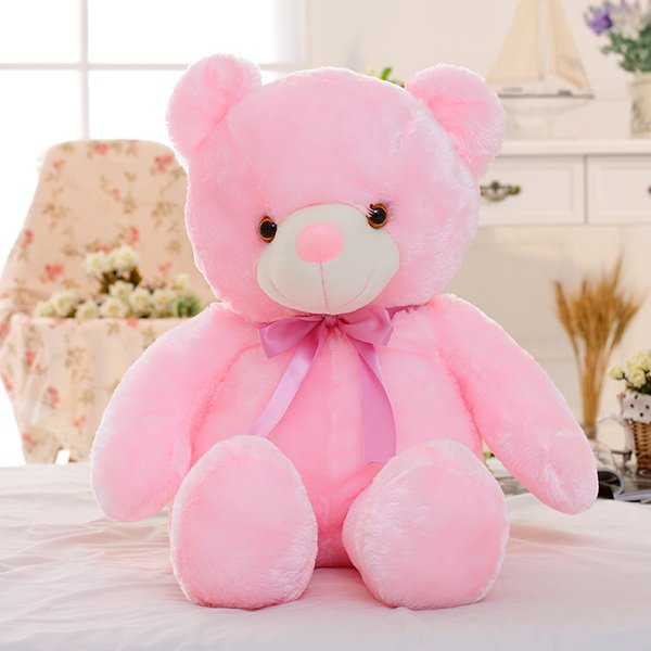 Creative Light Up LED Teddy Bear Stuffed Animals Plush Toy Colorful Glowing Christmas Gift For Kids Pillow - Image 2